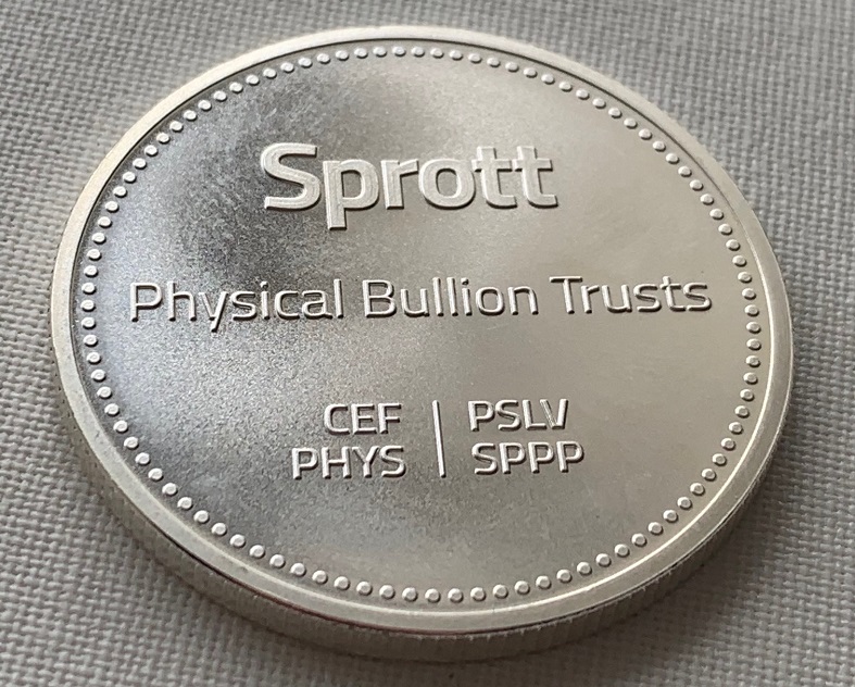 斯普罗特实物白银信托：Sprott Physical Silver Trust(PSLV)